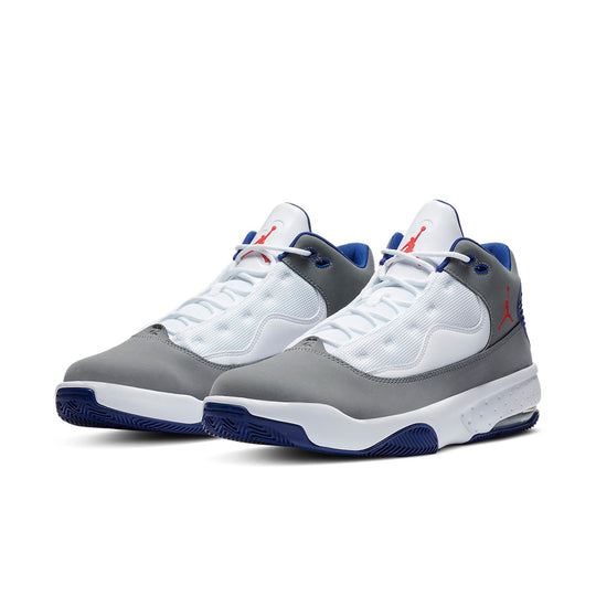 NEW Men's Sz 10.5-12 Nike Air Jordan Max Aura 2 Basketball White Grey CK6636-004