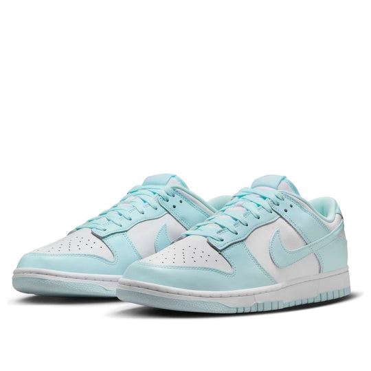 NEW Men's Sz 15 Nike Dunk Low Classic Sneaker Glacier Blue White DV0833-104 NL