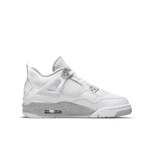 NEW Youth/WMNS Sz 6.5Y/8W Nike Air Jordan 4 Retro GS White Oreo DJ4699-100