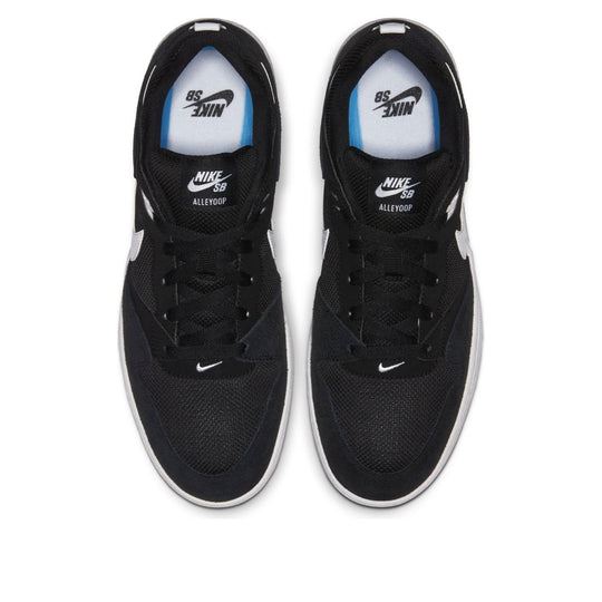 NEW Men's Sz 11-12 Nike Alleyoop SB Skate Shoes Black White CJ0882-001 NLRB