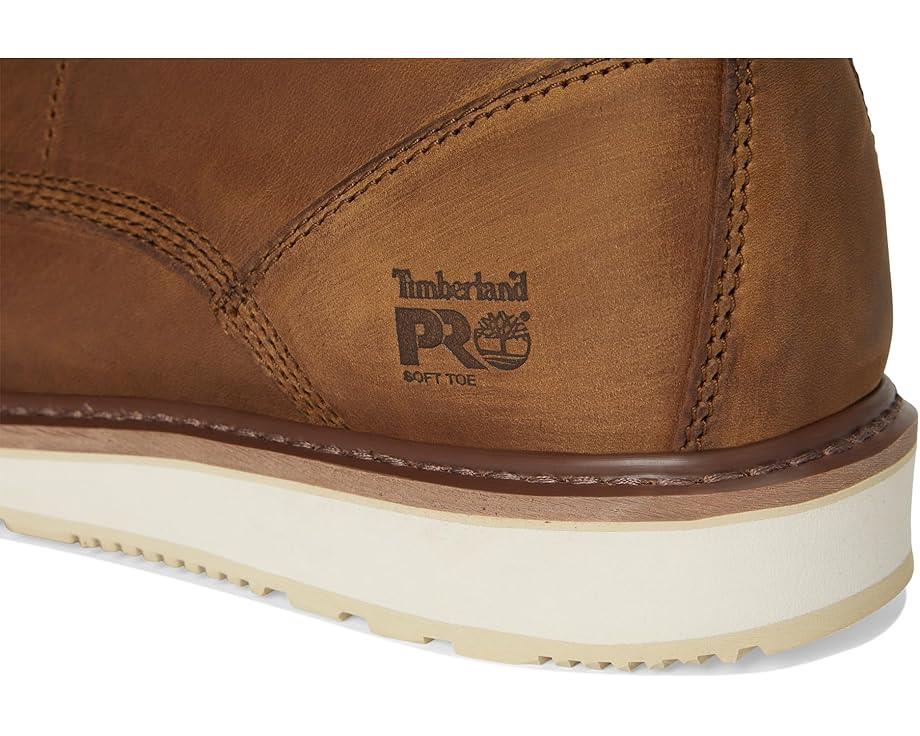 NEW Men's Sz 11.5-13 Timberland PRO Wedge 6" Moc-Toe Work Boots Brown TB0A5SXH214