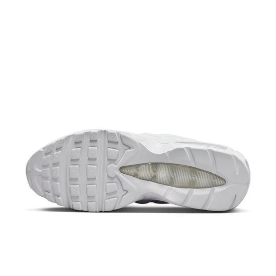 NEW Men's Sz 14 Nike Air Max 95 Essential Sneaker Triple White CT1268-100