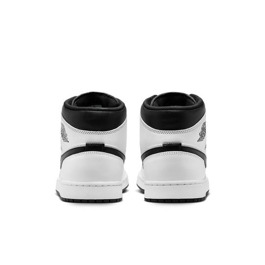 NEW Men's Sz 14 Nike Air Jordan 1 Mid Casual White Black Panda DQ8426-132 NL