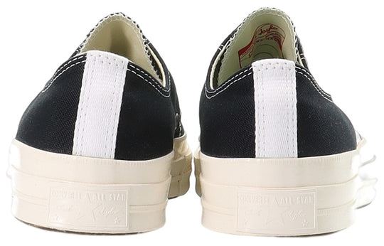 NEW Men's Sz 7 Converse x COMME des GARCONS PLAY Chuck 70 Low BlackWhite 150206C
