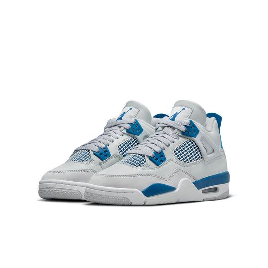 NEW Youth/WMNS Sz 5Y-6.5Y/6.5W-8W Nike Air Jordan 4 Retro Casual Blue HF4281-141