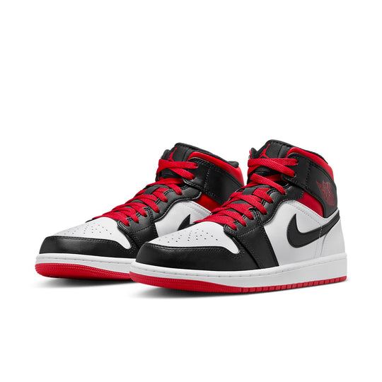 NEW Men's Sz 10.5 Nike Air Jordan 1 Mid Casual Gym Red Black DQ8426-106