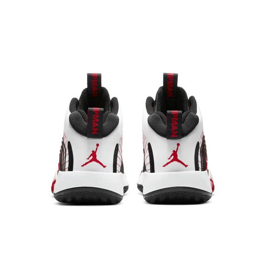 NEW Men's Sz 10-11.5 Jordan Jumpman 2021 Basketball Shoe White Red CQ4021-100