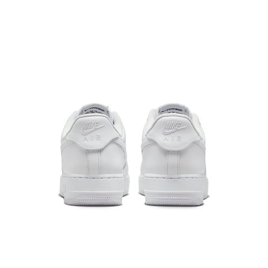 NEW Men's Sz 15 Nike Air Force 1 Low FlyEase Casual Triple White FD1146-100 NL
