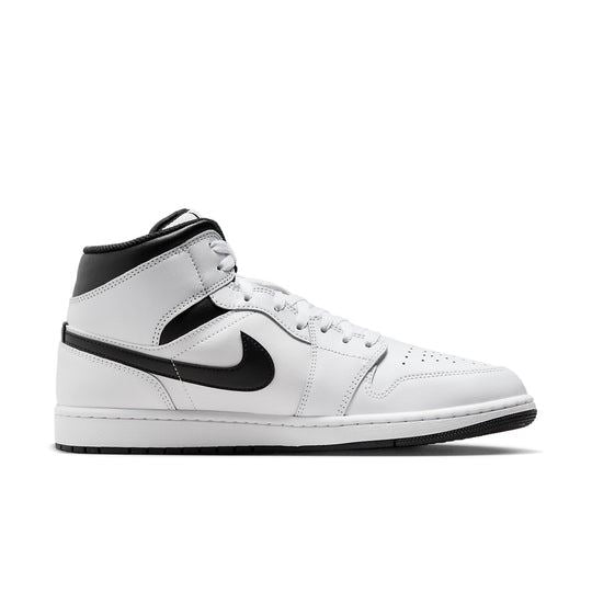 NEW Men's Sz 14 Nike Air Jordan 1 Mid Casual White Black Panda DQ8426-132 NL