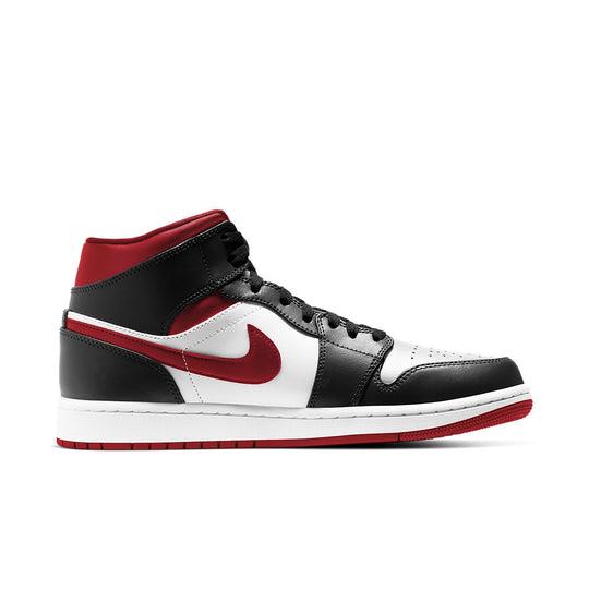 NEW Men's Sz 14 Nike Air Jordan 1 Mid Sneaker Gym Red Black 554724-122