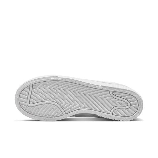 NEW Women's Sz 8-8.5 Nike Court Legacy Lift Sneakers Triple White DM7590-101