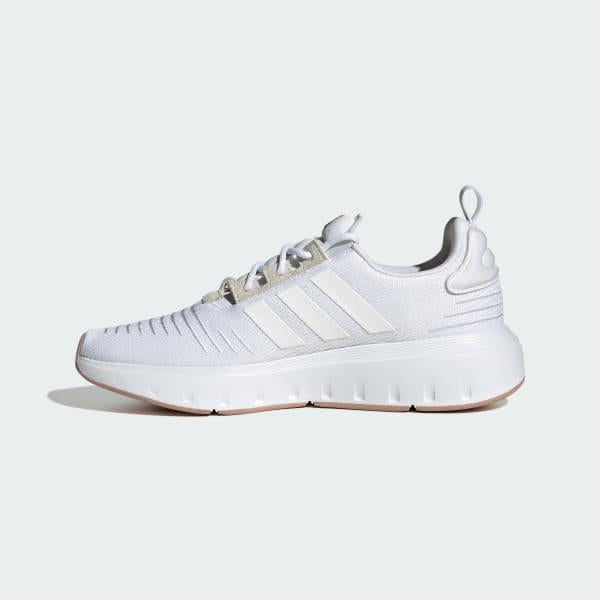 NEW Women's Sz 9.5 adidas Swift Run23 Running Shoe White Gold IG4715