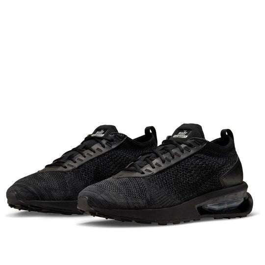NEW Men's Sz 6-6.5 Nike Air Max Flyknit Racer Running Triple Black FD2764-001