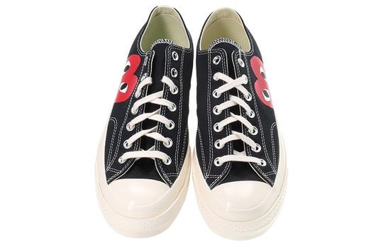 NEW Men's Sz 7 Converse x COMME des GARCONS PLAY Chuck 70 Low BlackWhite 150206C