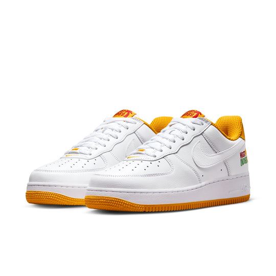 NEW Men's Sz 11.5 Nike Air Force 1 Low West Indies White Gold DX1156-101 NL