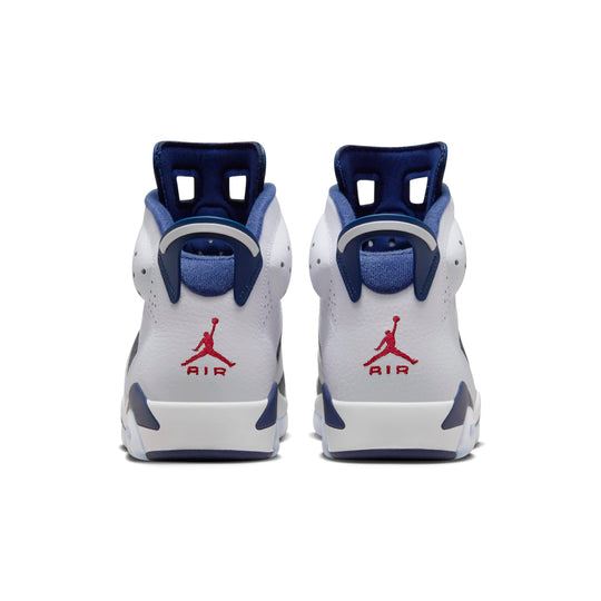 NEW Men's Sz 9.5-10 Nike Air Jordan 6 Retro Olympic 2024White/Navy CT8529-164 NL