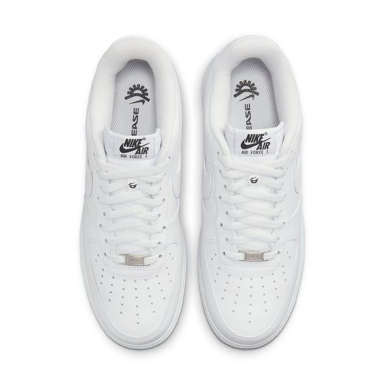 NEW Men's Sz 15 Nike Air Force 1 Low FlyEase Casual Triple White FD1146-100 NL