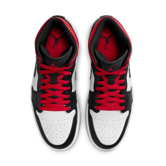 NEW Men's Sz 10.5 Nike Air Jordan 1 Mid Casual Gym Red Black DQ8426-106