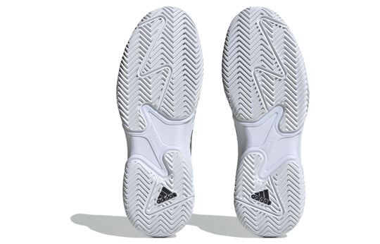 NEW Men's Sz 13 adidas Barricade Tennis Shoes White Black Silver ID1548 NL
