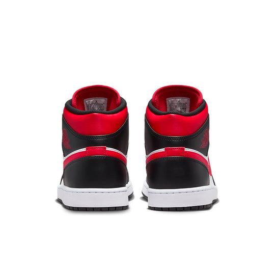 NEW Men's Sz 9-11.5 Nike Air Jordan 1 Mid Banned 'Bred Toe' 554724-079