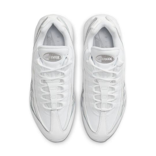 NEW Men's Sz 14 Nike Air Max 95 Essential Sneaker Triple White CT1268-100