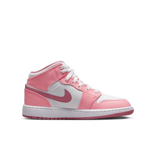 NEW Youth/WMNS Sz 7Y/8.5W Nike Air Jordan 1 Mid Casual Chalk DQ8423-616