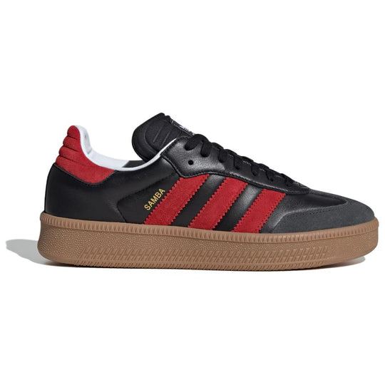 NEW Men's Sz 10-13 adidas Samba XLG Sneaker Black Red Gum IE9178 FB