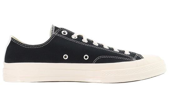 NEW Men's Sz 7 Converse x COMME des GARCONS PLAY Chuck 70 Low BlackWhite 150206C