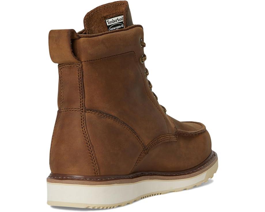 NEW Men's Sz 11.5-13 Timberland PRO Wedge 6" Moc-Toe Work Boots Brown TB0A5SXH214