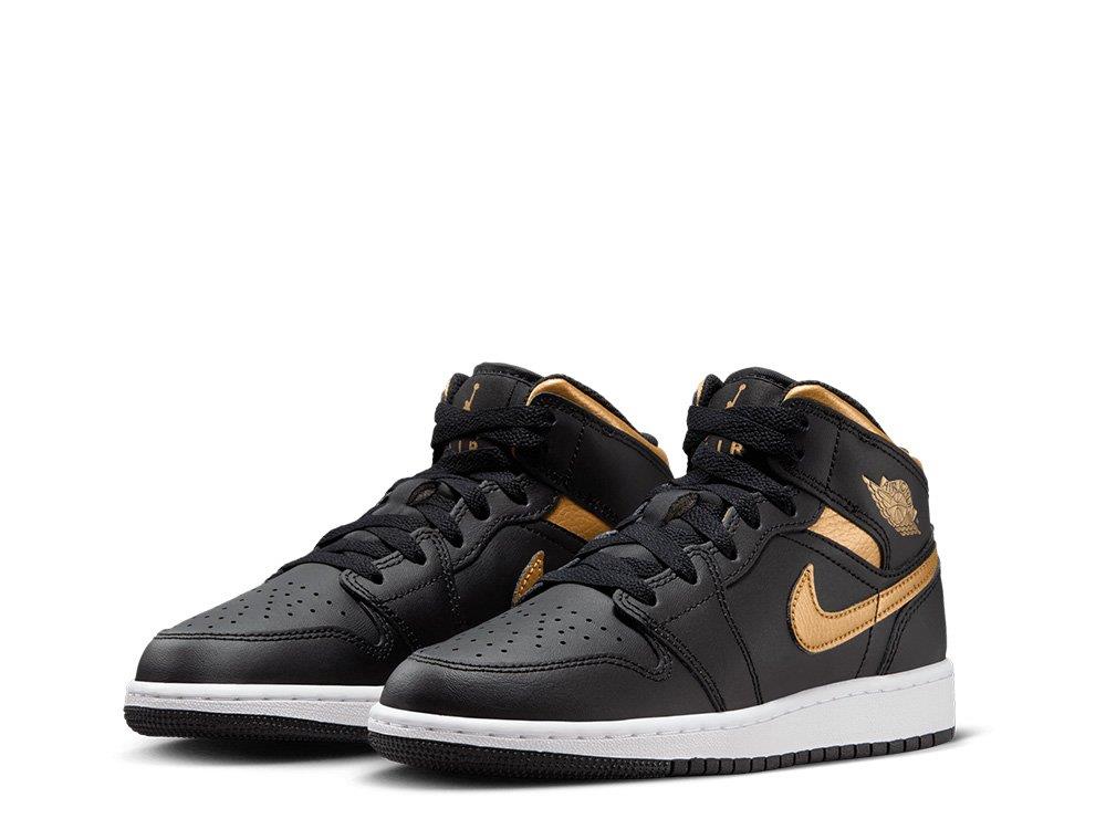 NEW Youth/WMNS Sz 6Y-7Y/7.5W-8.5W Nike Air Jordan 1 Casual Black DQ8423-071