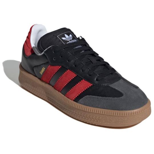 NEW Men's Sz 10-13 adidas Samba XLG Sneaker Black Red Gum IE9178 FB