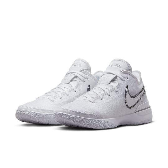 NEW Men's Sz 14 Nike Zoom LeBron NXXT Gen Basketball Triple White DR8784-101 NL