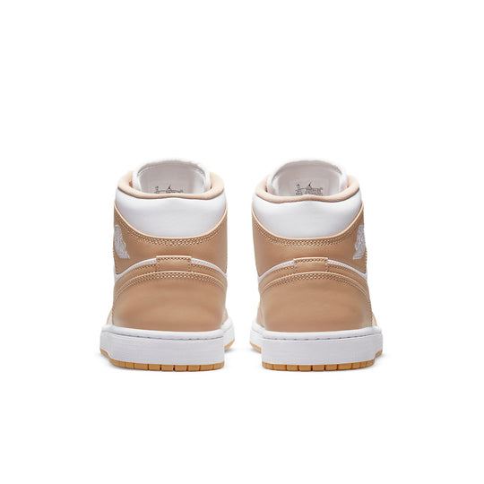 NEW Men's Sz 10 Nike Air Jordan 1 Mid Sneaker Tan Gum 554724-271