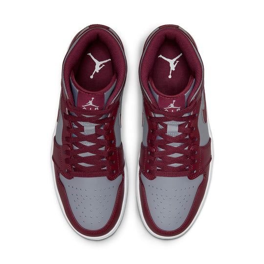 NEW Men's Sz 8.5-11.5 Nike Air Jordan 1 Mid Casual Cherrywood Red DQ8426-615