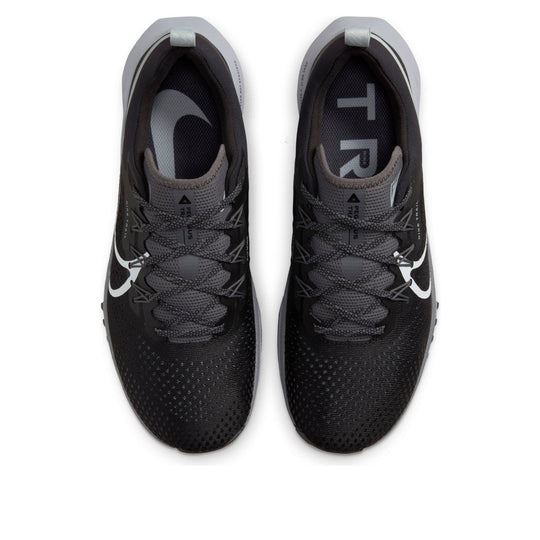 NEW Men's Sz 14 Nike React Pegasus Trail 4 Running Black Grey DJ6158-001 NL