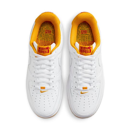 NEW Men's Sz 11.5 Nike Air Force 1 Low West Indies White Gold DX1156-101 NL