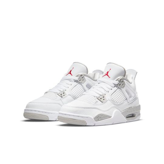 NEW Youth/WMNS Sz 6.5Y/8W Nike Air Jordan 4 Retro GS White Oreo DJ4699-100