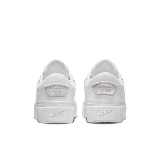 NEW Women's Sz 8-8.5 Nike Court Legacy Lift Sneakers Triple White DM7590-101