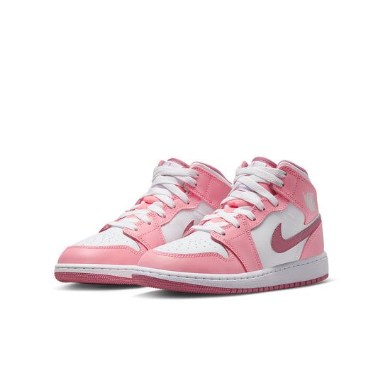 NEW Youth/WMNS Sz 7Y/8.5W Nike Air Jordan 1 Mid Casual Chalk DQ8423-616