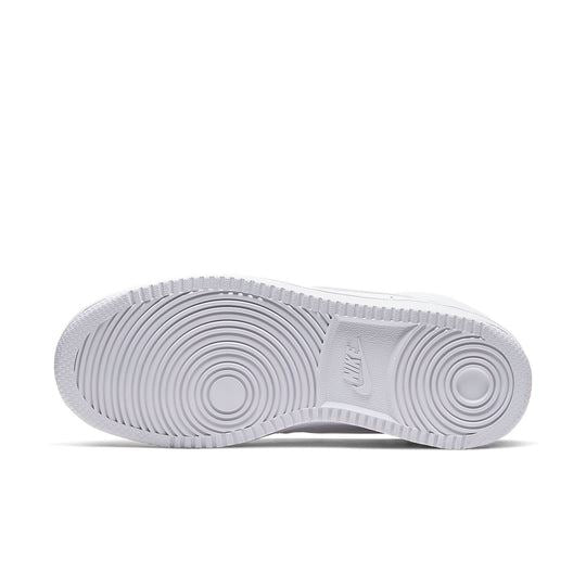 NEW Women's Sz 8.5 Nike Court Vision Mid Sneaker Triple White CD5436-100
