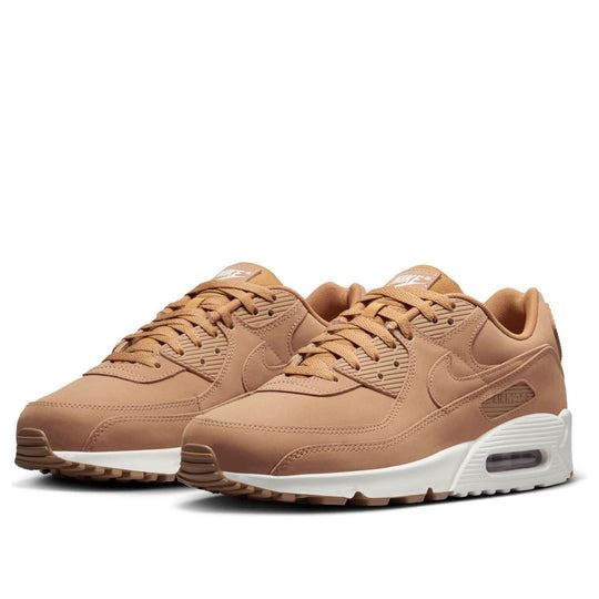 NEW Men's Sz 10.5 Nike Air Max 90 PRM Sneaker Flax Brown Sail HJ3153-200 RNB