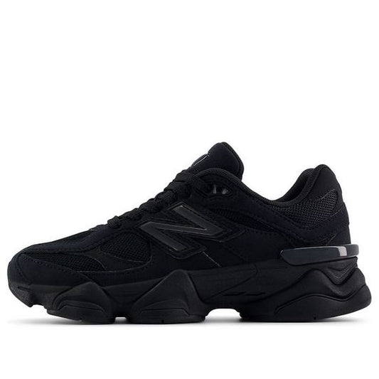 NEW Big Kids Sz 6 New Balance 9060 Casual Triple Black GC9060BB
