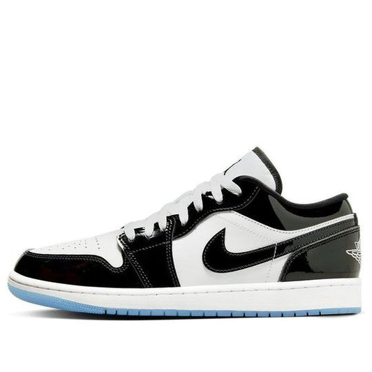 NEW Men's Sz 12 Nike Air Jordan 1 Low SE Concord Sneaker Balck White DV1309-100