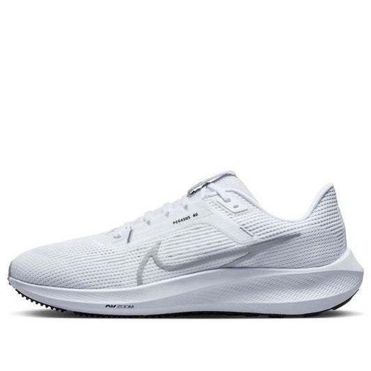NEW Men's Sz 12-13 Nike Air Zoom Pegasus 40 Running White Grey DV3853-102 FB