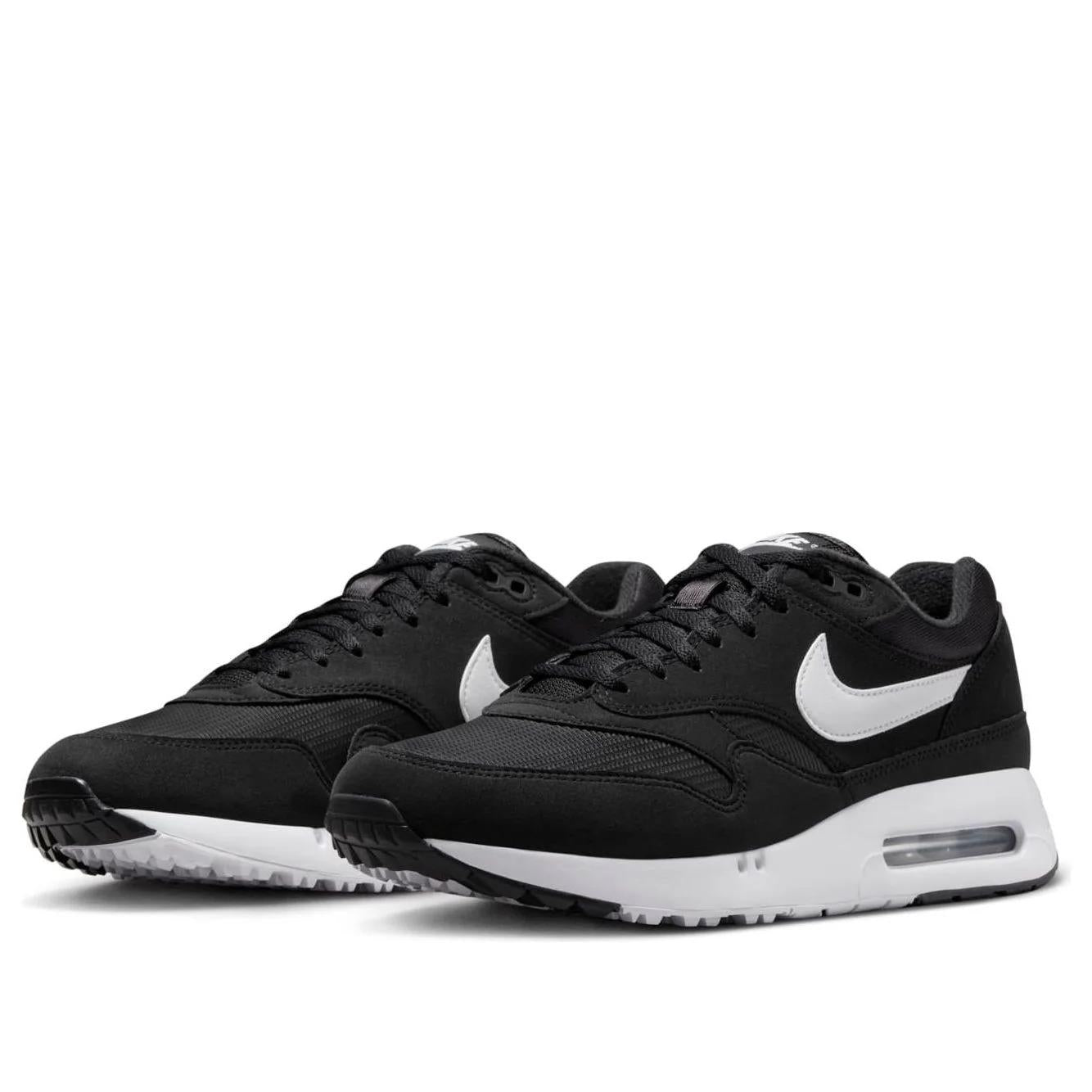 NEW Men's Sz 10.5 Nike Air Max 1 '86 OG Golf Shoes Black White DV1403-010 LRB