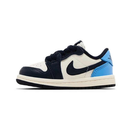 NEW Youth/WMNS Sz 3C Nike Air Jordan 1 Retro Low TD Obsidian Blue FQ5435-400
