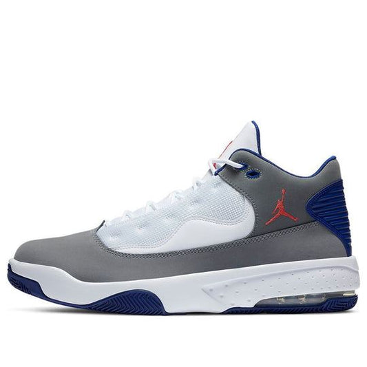 NEW Men's Sz 10.5-12 Nike Air Jordan Max Aura 2 Basketball White Grey CK6636-004