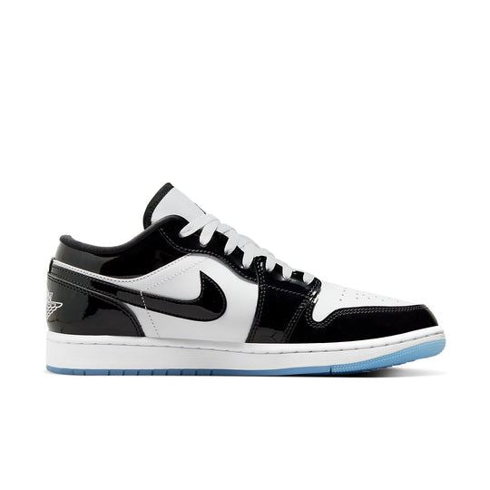 NEW Men's Sz 12 Nike Air Jordan 1 Low SE Concord Sneaker Balck White DV1309-100
