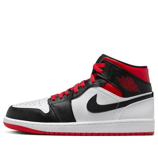 NEW Men's Sz 10.5 Nike Air Jordan 1 Mid Casual Gym Red Black DQ8426-106
