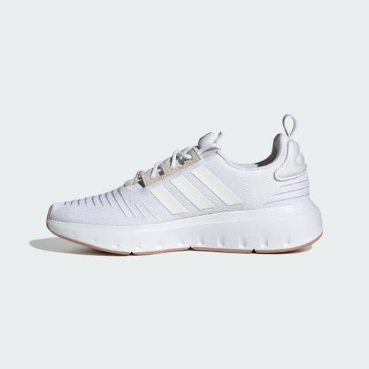 NEW Women's Sz 9.5 adidas Swift Run23 Running Shoe White Gold IG4715